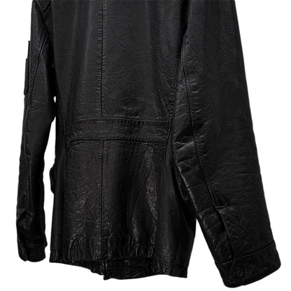 Vintage RETRO GRADE Black Leather Riders Jacket Size M