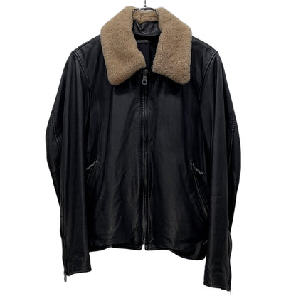 Yohji Yamamoto 10AW Horse Leather Boa Collar Riri Zip Size 2