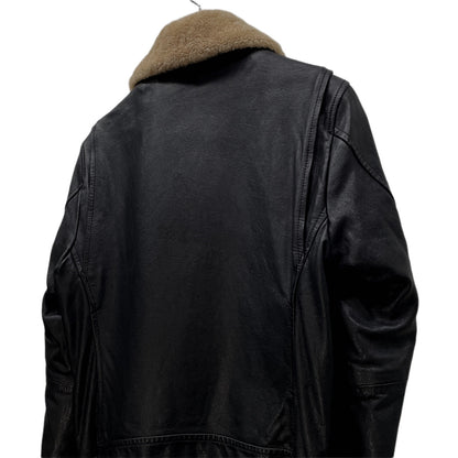 Yohji Yamamoto 10AW Horse Leather Boa Collar Riri Zip Size 2