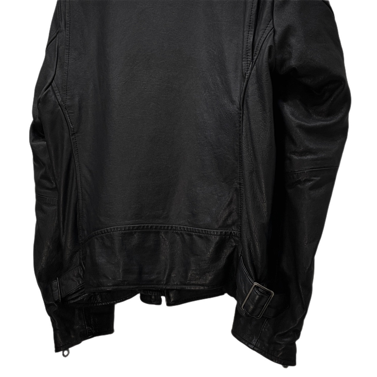 Yohji Yamamoto 10AW Horse Leather Boa Collar Riri Zip Size 2