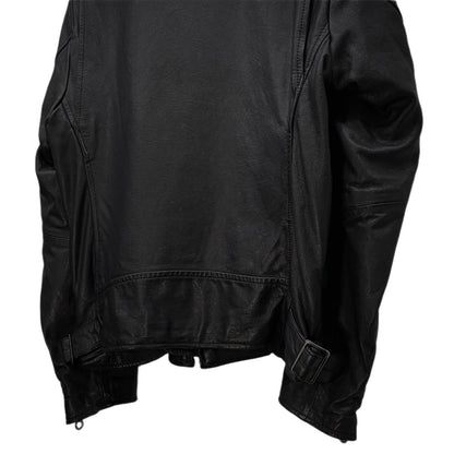 Yohji Yamamoto 10AW Horse Leather Boa Collar Riri Zip Size 2