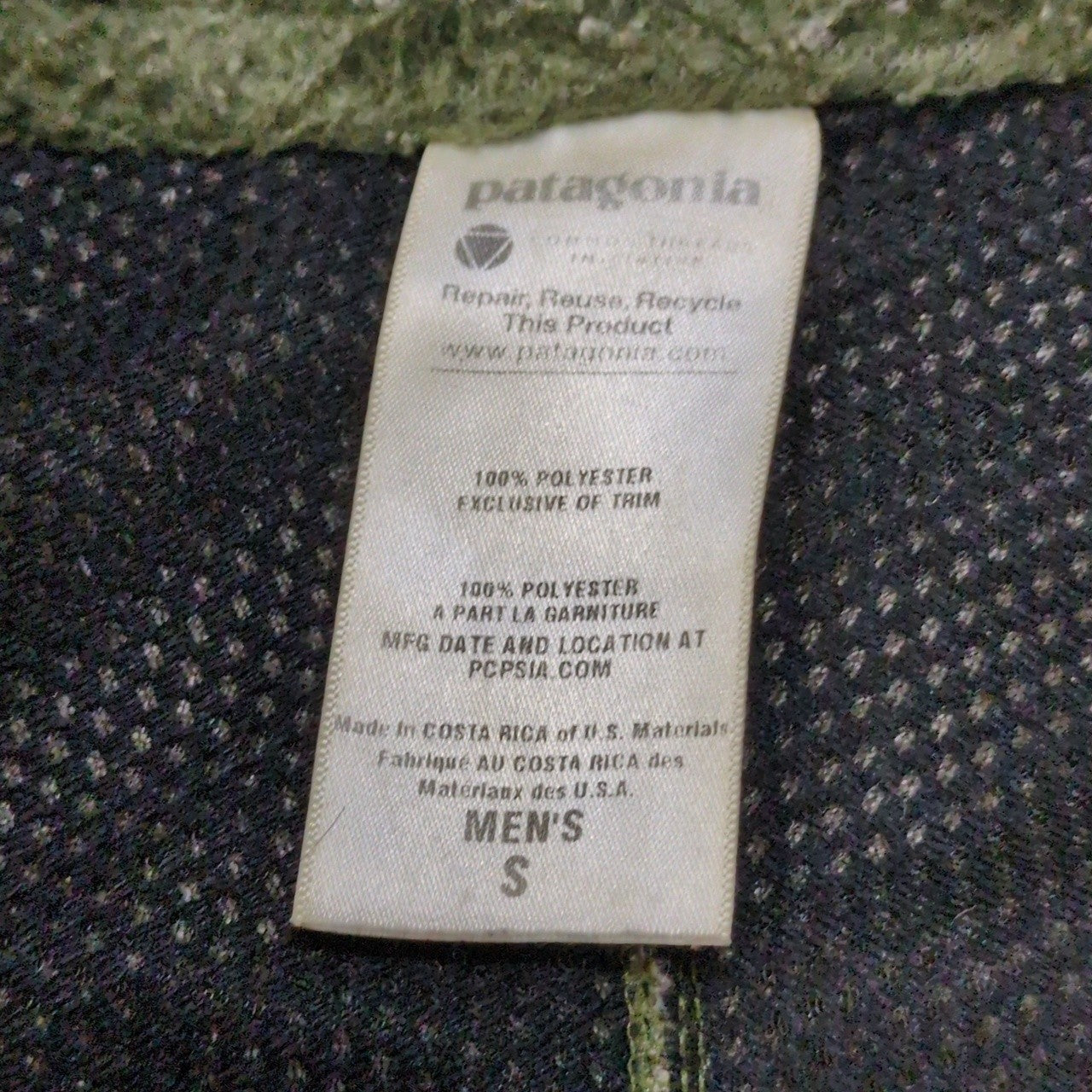 patagonia Classic Retro-X Fleece Jacket Green Size S