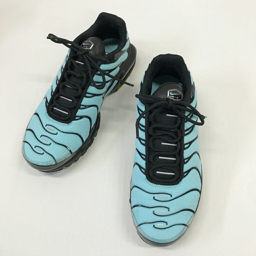 NIKE Air Max Plus Aqua Blue Black Sneakers Size 26.5