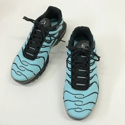 NIKE Air Max Plus Aqua Blue Black Sneakers Size 26.5