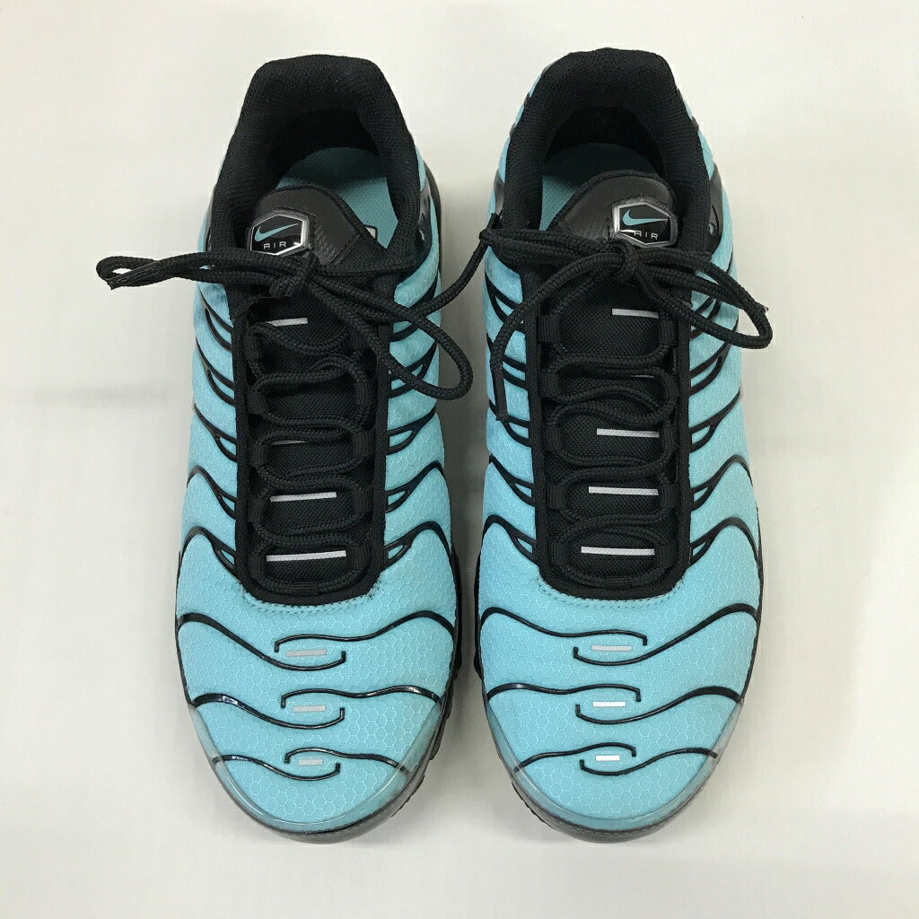 NIKE Air Max Plus Aqua Blue Black Sneakers Size 26.5