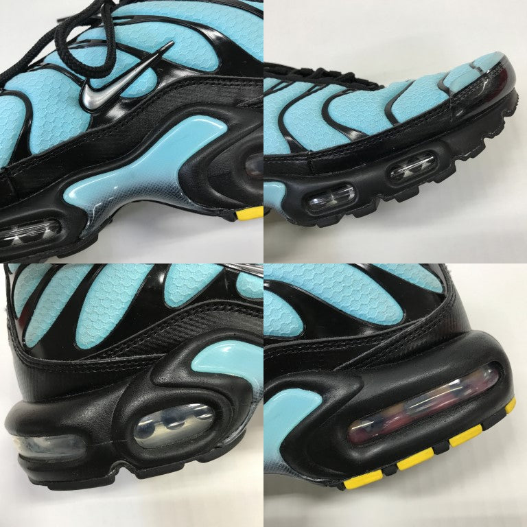 NIKE Air Max Plus Aqua Blue Black Sneakers Size 26.5
