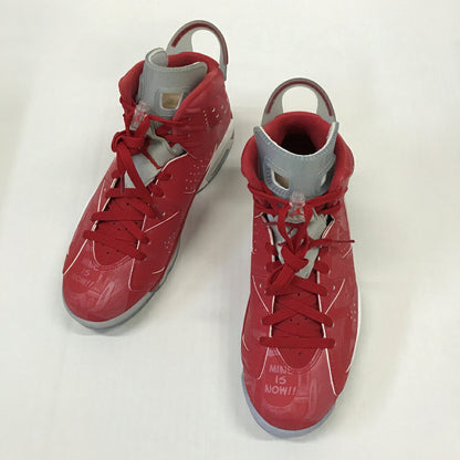 NIKE Air Jordan 6 Retro "Slam Dunk" Red Sneakers Size 27.0