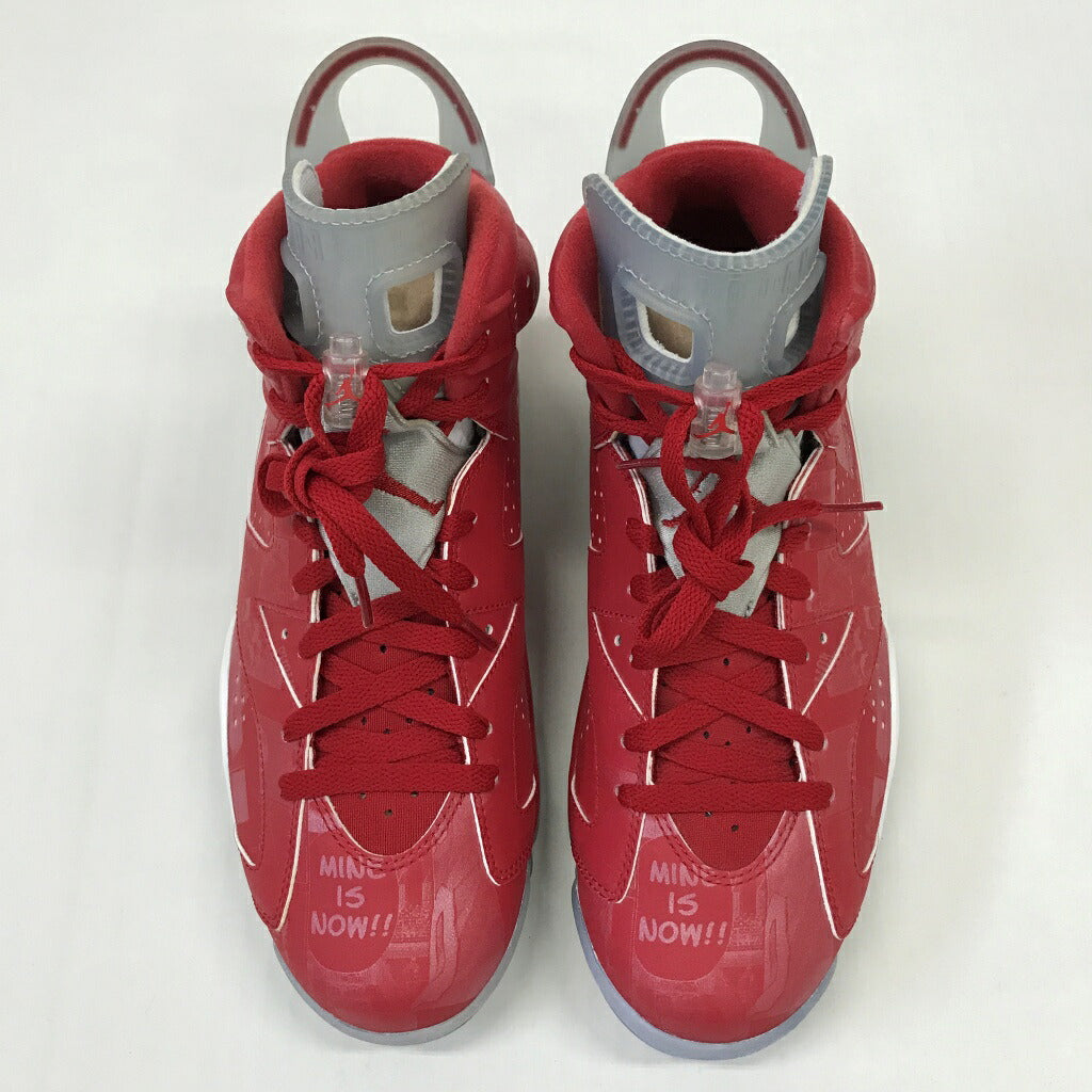 NIKE Air Jordan 6 Retro "Slam Dunk" Red Sneakers Size 27.0