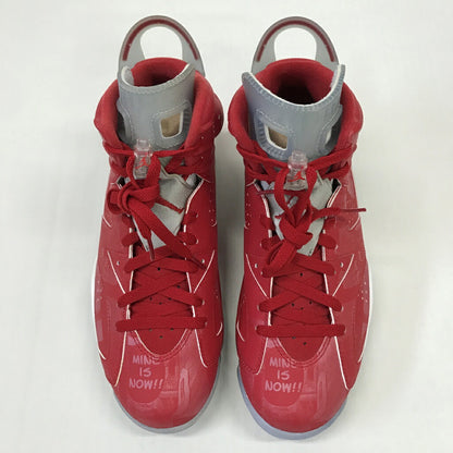 NIKE Air Jordan 6 Retro "Slam Dunk" Red Sneakers Size 27.0
