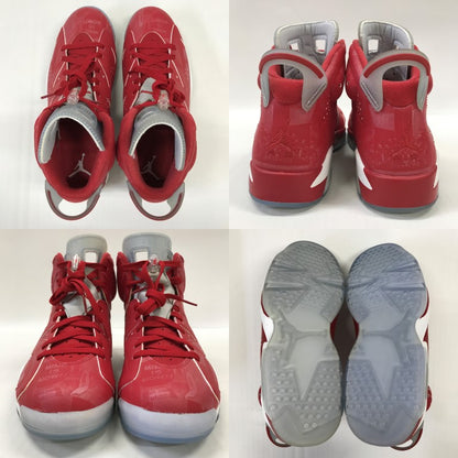 NIKE Air Jordan 6 Retro "Slam Dunk" Red Sneakers Size 27.0