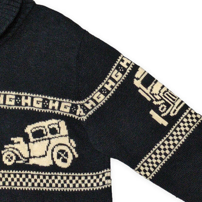 HYSTERIC GLAMOUR 00s Classic Car Collar Cardigan Size M