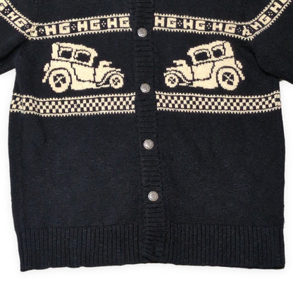 HYSTERIC GLAMOUR 00s Classic Car Collar Cardigan Size M
