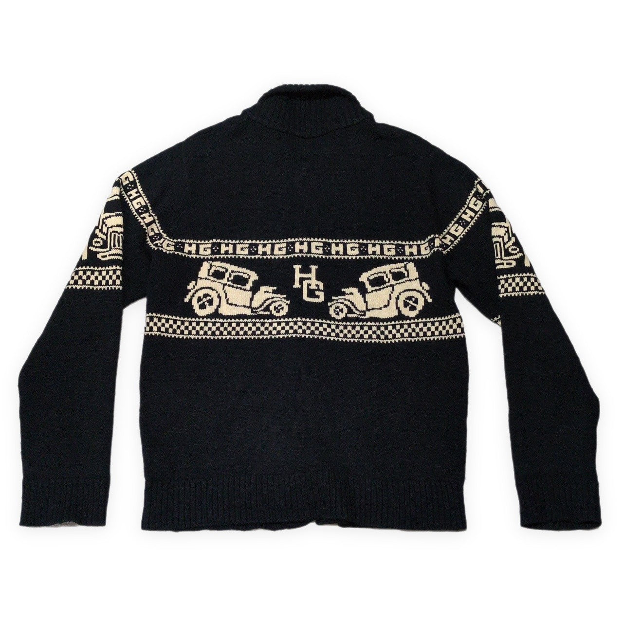 HYSTERIC GLAMOUR 00s Classic Car Collar Cardigan Size M