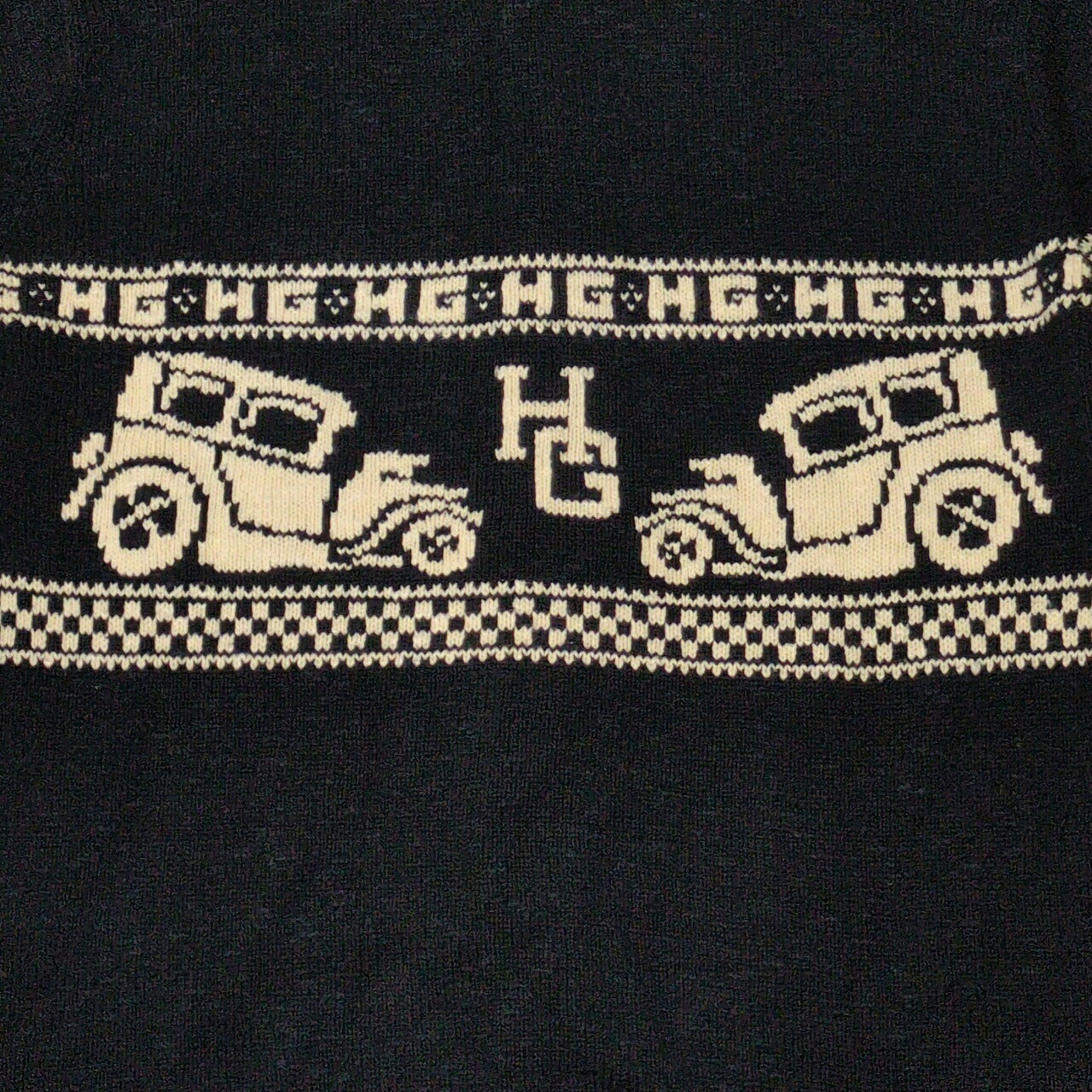 HYSTERIC GLAMOUR 00s Classic Car Collar Cardigan Size M