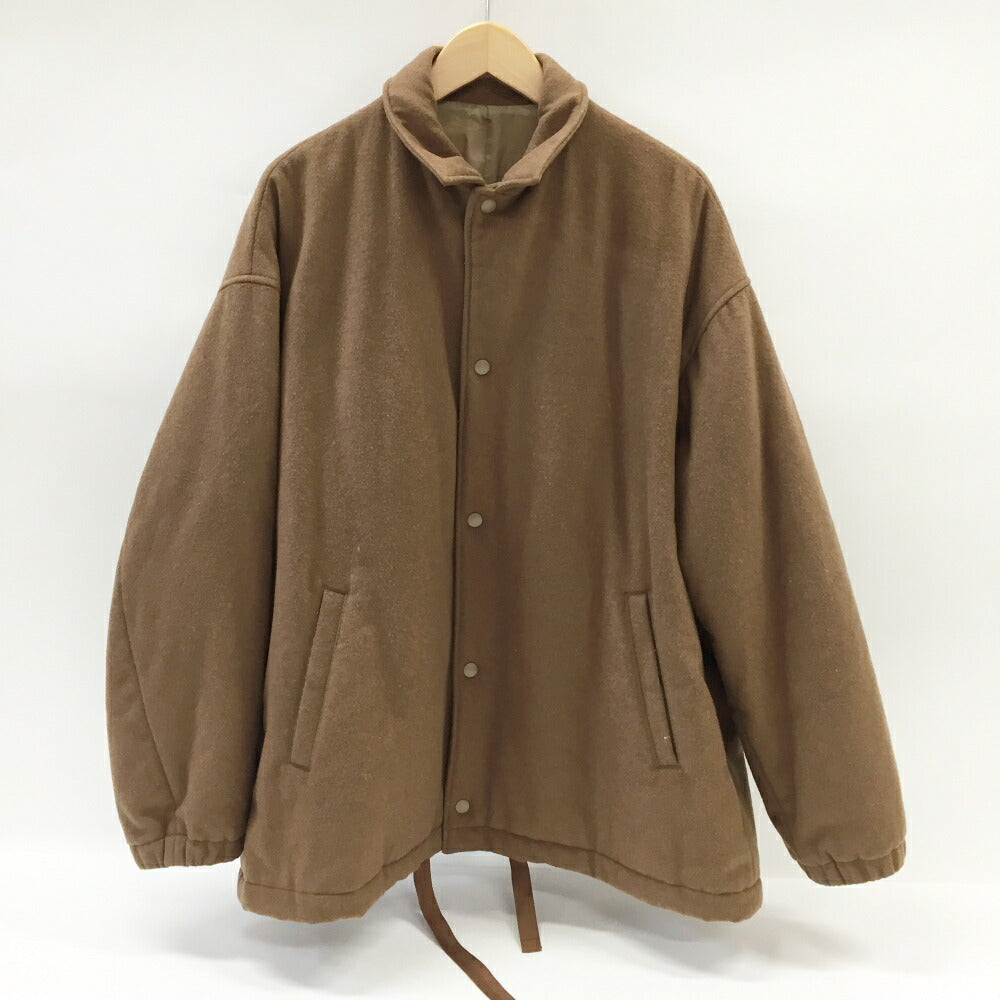 WHOWHAT Wool Coach Jacket Brown Size M