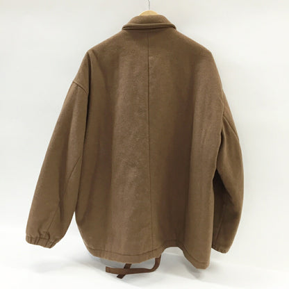 WHOWHAT Wool Coach Jacket Brown Size M