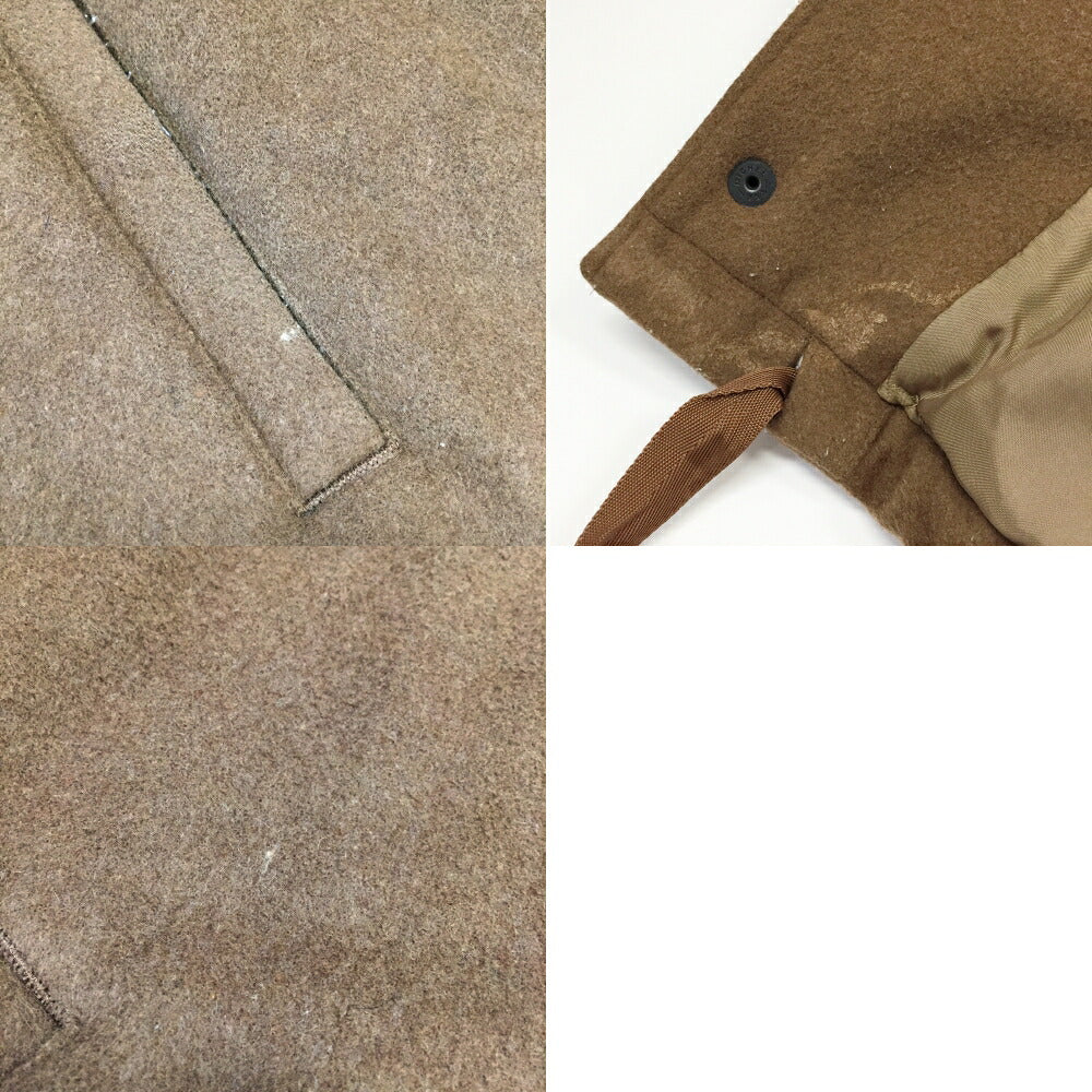 WHOWHAT Wool Coach Jacket Brown Size M