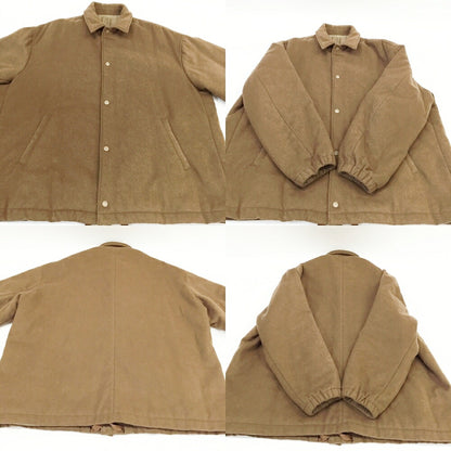 WHOWHAT Wool Coach Jacket Brown Size M