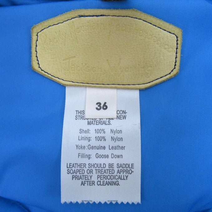 Rocky Mountain FeatherBed Yoke Down Vest Multi Size M