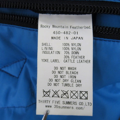 Rocky Mountain FeatherBed Yoke Down Vest Multi Size M
