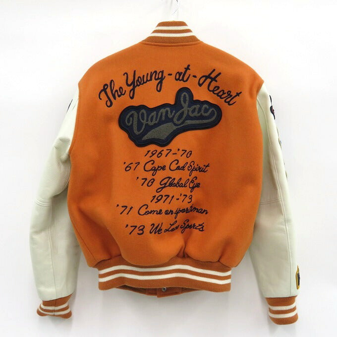 VAN JACKET Premium Stadium Jumper Orange Size M