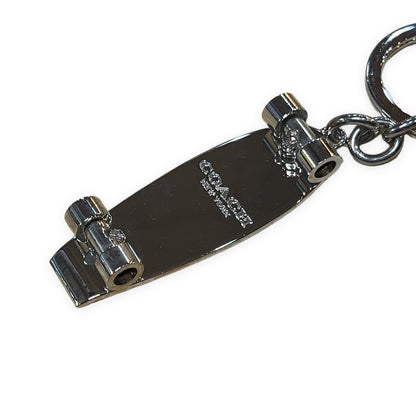 COACH Silver Skateboard Bag Charm Size ONE SIZE
