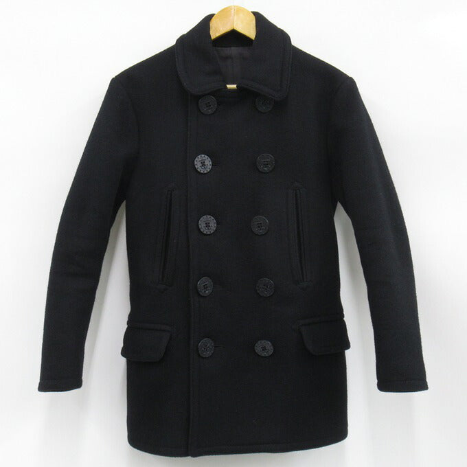 Pherrow's Naval Wool Melton Stencil Print P-Coat Size S
