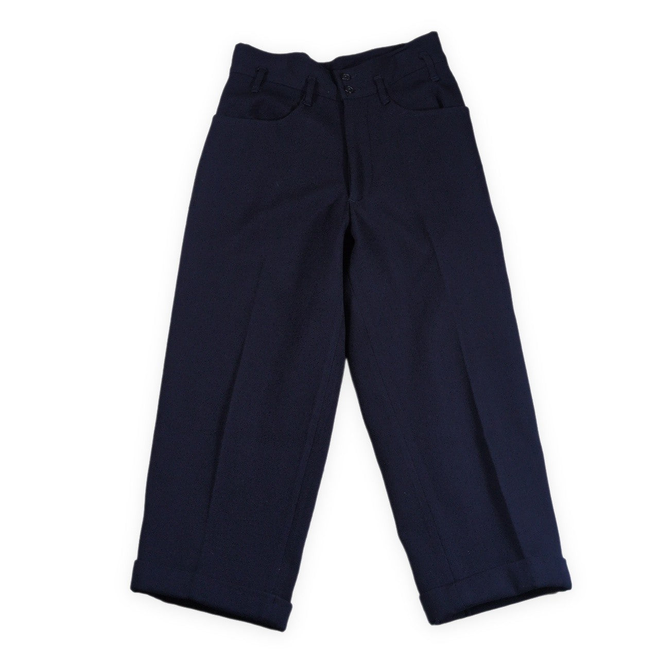 Y's 80s 90s Cotton Work Shop Archive Pants Navy