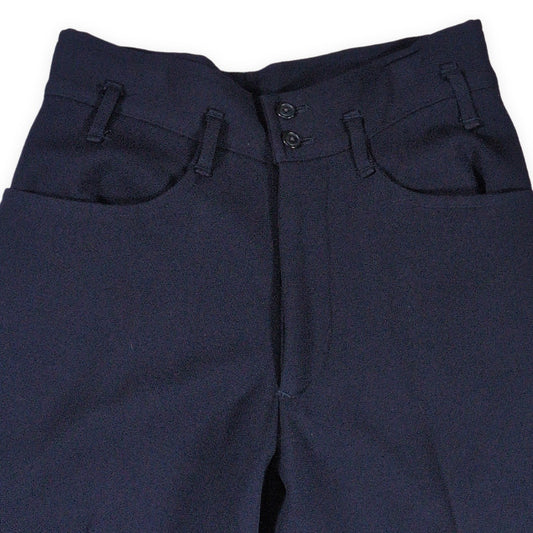 Y's 80s 90s Cotton Work Shop Archive Pants Navy