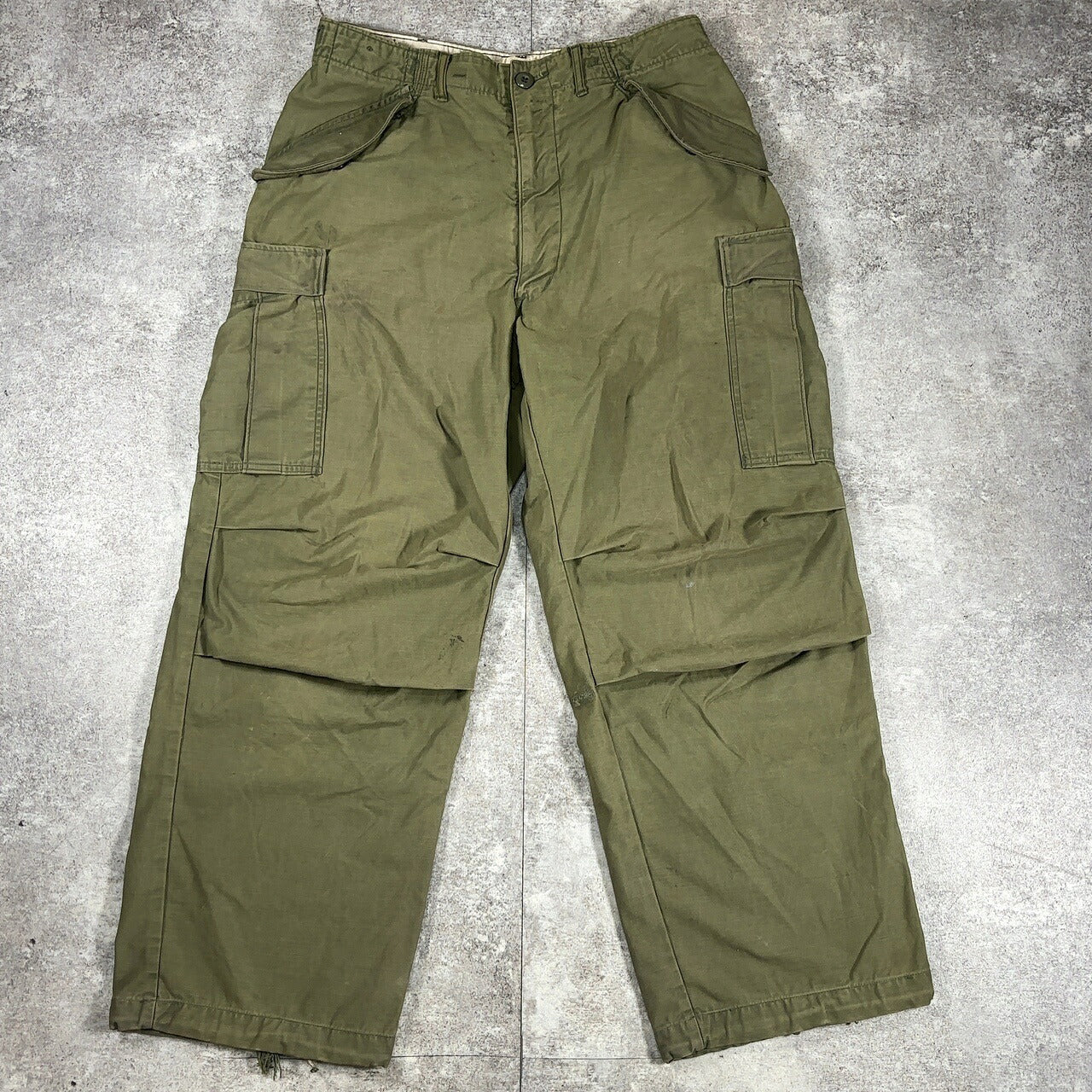 U.S.ARMY 70s M-65 Military Cargo Pants Green Size M