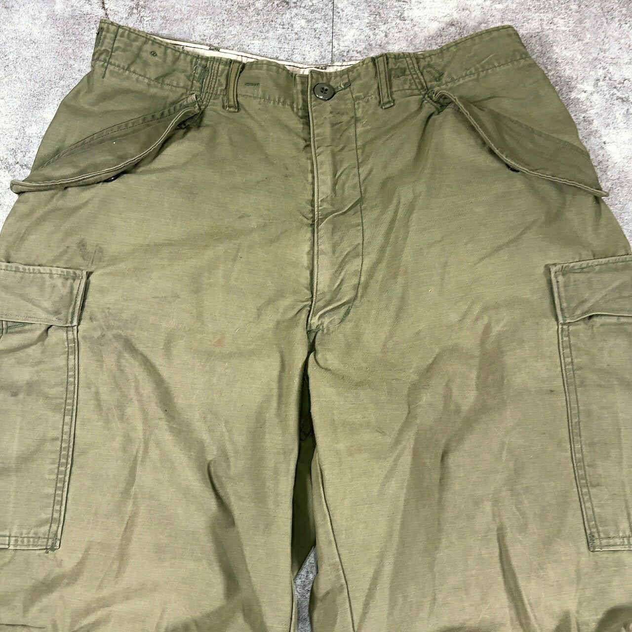 U.S.ARMY 70s M-65 Military Cargo Pants Green Size M