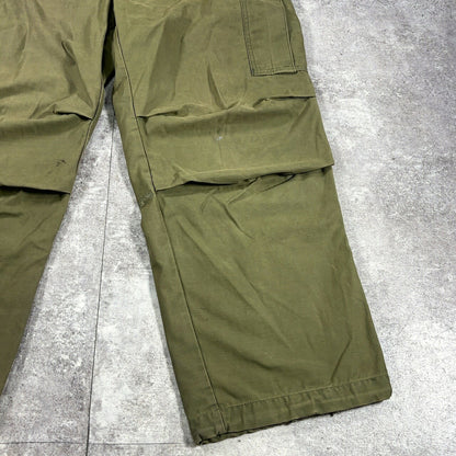U.S.ARMY 70s M-65 Military Cargo Pants Green Size M