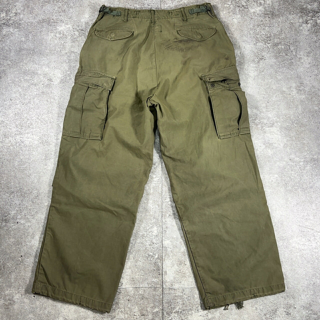 U.S.ARMY 70s M-65 Military Cargo Pants Green Size M