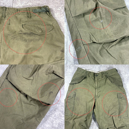 U.S.ARMY 70s M-65 Military Cargo Pants Green Size M