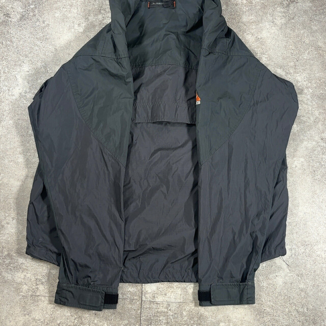 NIKE ACG 90s Gorpcore Polyester Anorak Jacket Black Hoodie Size L