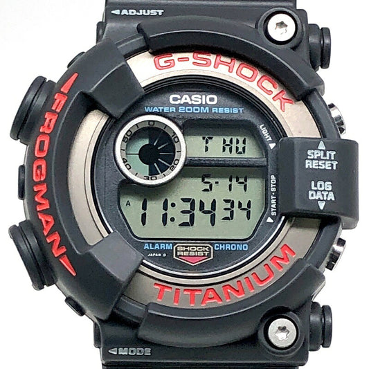 G-SHOCK DW-8200-1A Frogman Titanium Gray Watch Size ONE SIZE