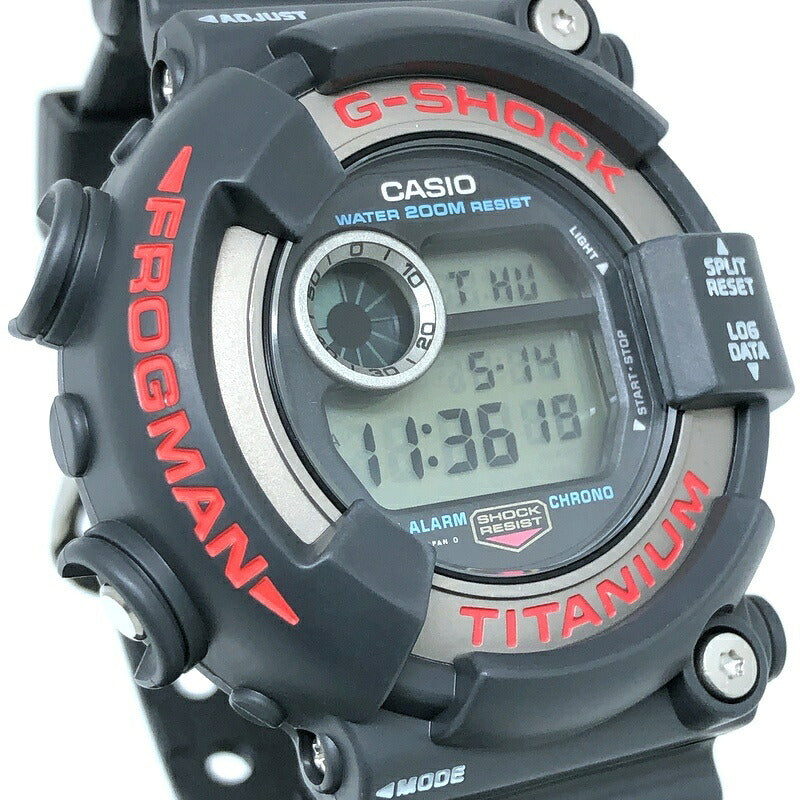 G-SHOCK DW-8200-1A Frogman Titanium Gray Watch Size ONE SIZE