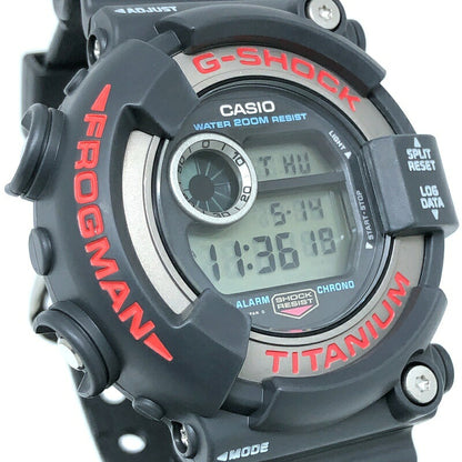 G-SHOCK DW-8200-1A Frogman Titanium Gray Watch Size ONE SIZE