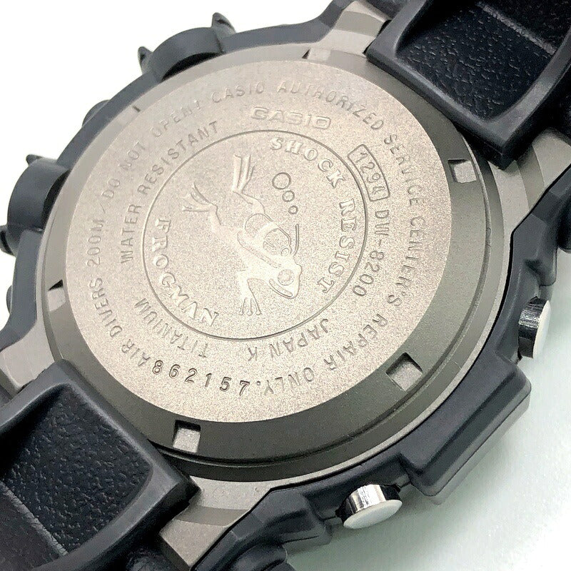 G-SHOCK DW-8200-1A Frogman Titanium Gray Watch Size ONE SIZE