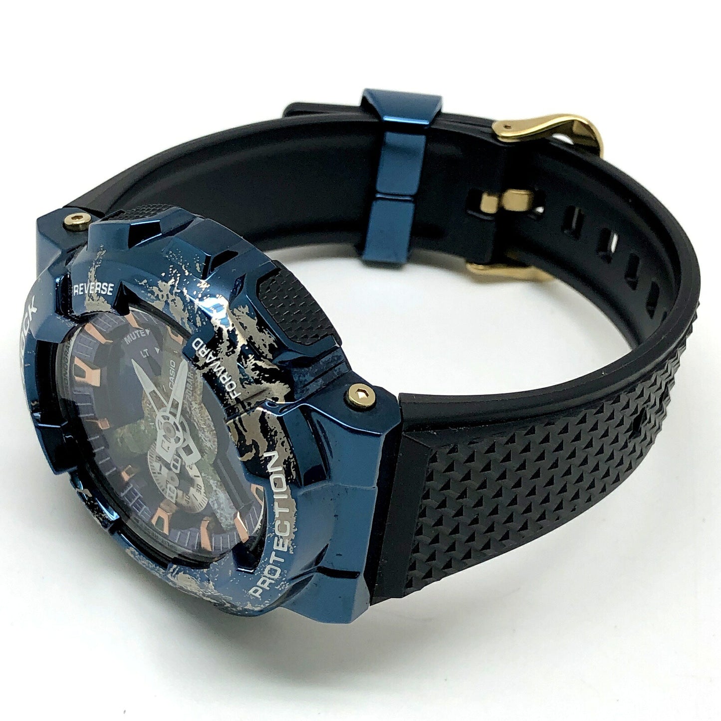 G-SHOCK Earth Motif Metal Bezel ONE SIZE Watch Size ONE SIZE
