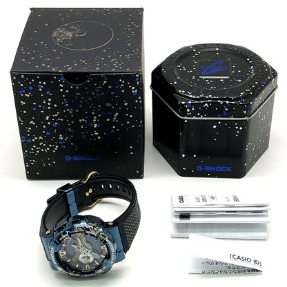 G-SHOCK Earth Motif Metal Bezel ONE SIZE Watch Size ONE SIZE