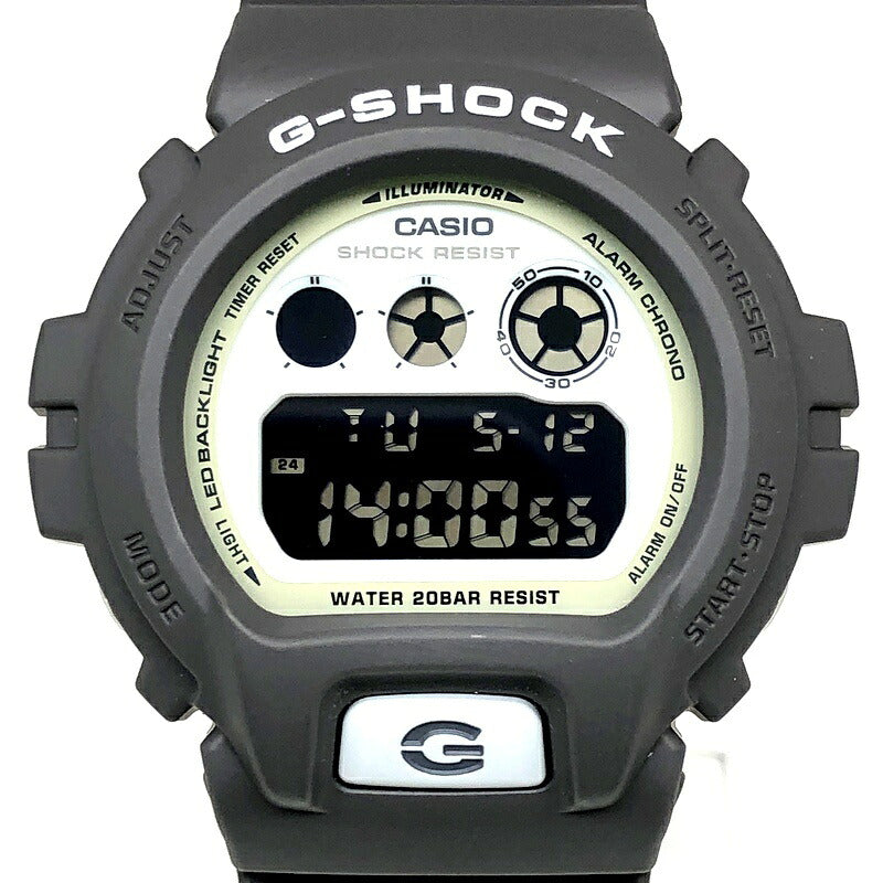 G-SHOCK Hidden Glow DW-6900HD-8 Gray Watch Size ONE SIZE