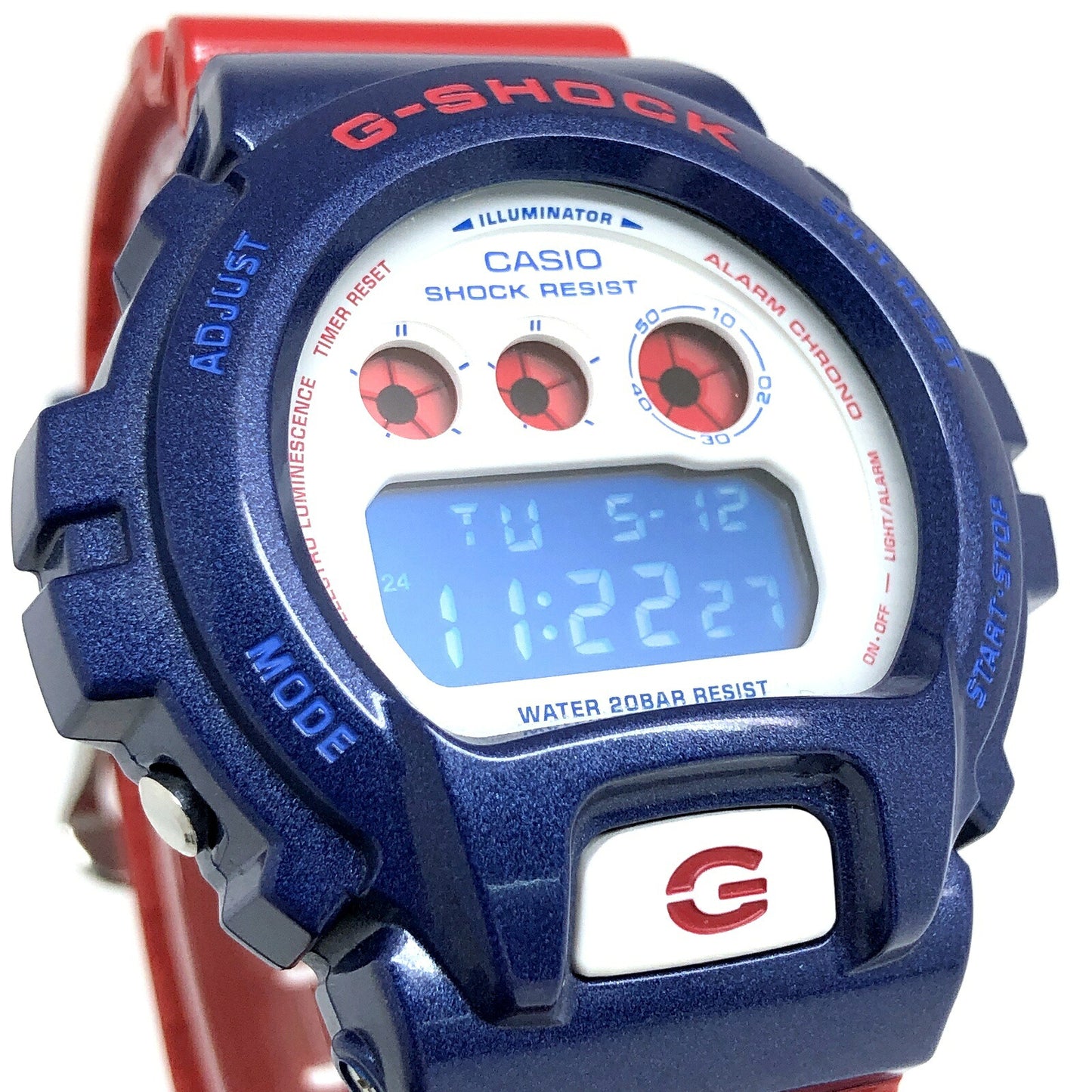 G-SHOCK Blue & Red Series Color LCD Watch Size ONE SIZE