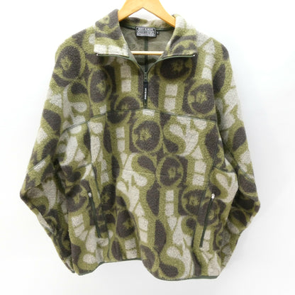 HYSTERIC GLAMOUR Dizzy & Milky Jacquard Fleece Jacket Green