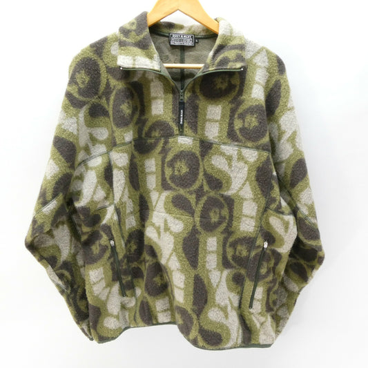 HYSTERIC GLAMOUR Dizzy & Milky Jacquard Fleece Jacket Green