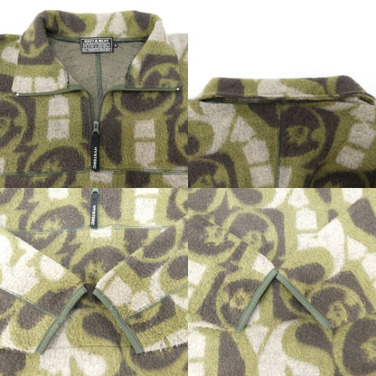 HYSTERIC GLAMOUR Dizzy & Milky Jacquard Fleece Jacket Green