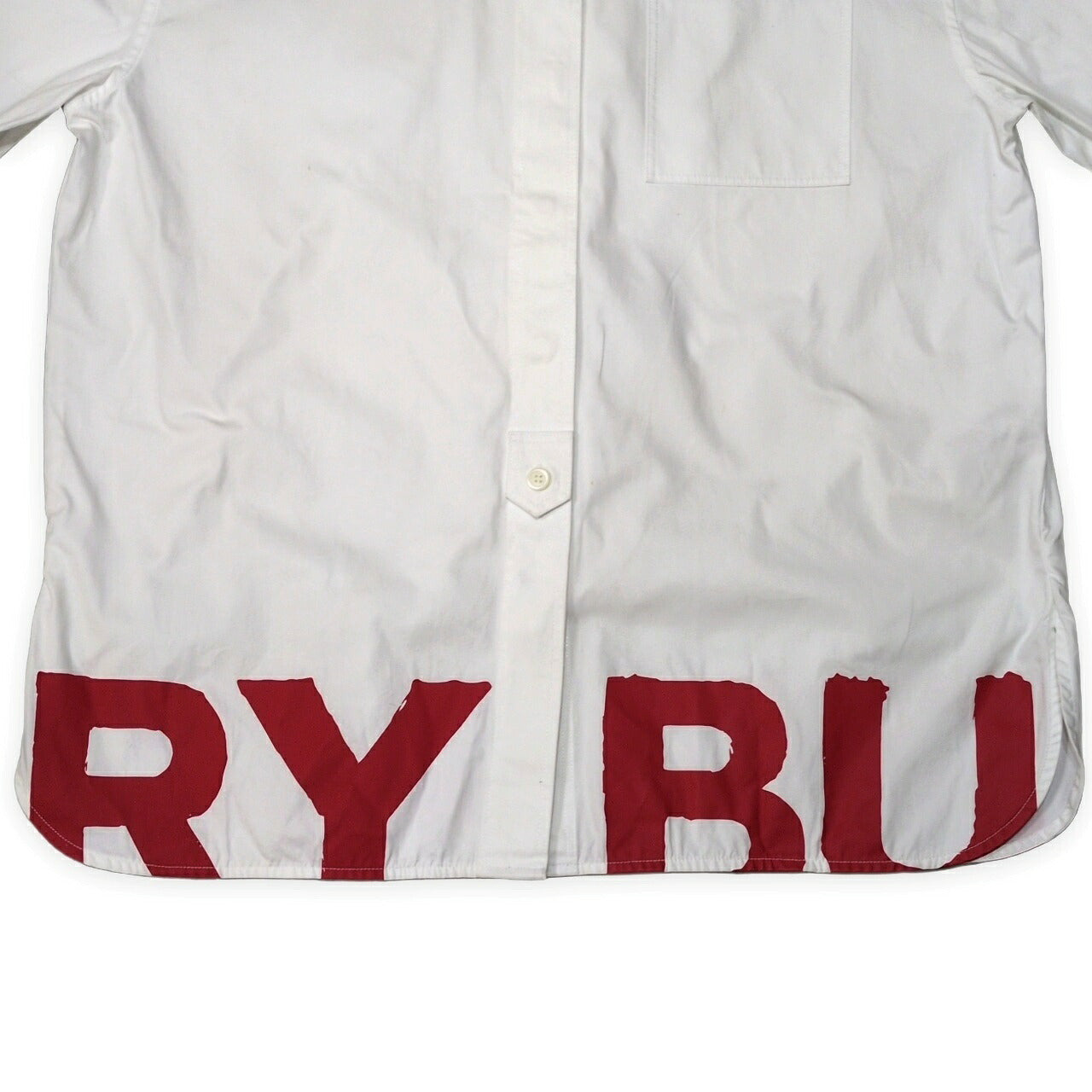 Vintage Burberry Oversized Big Logo Overshirt Size UK2