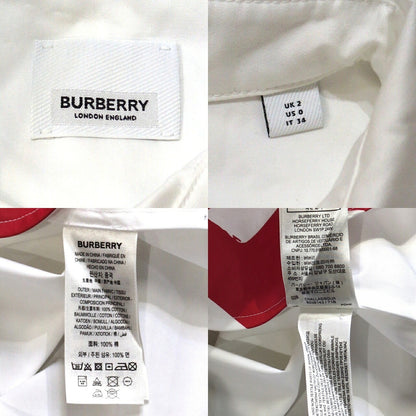 Vintage Burberry Oversized Big Logo Overshirt Size UK2
