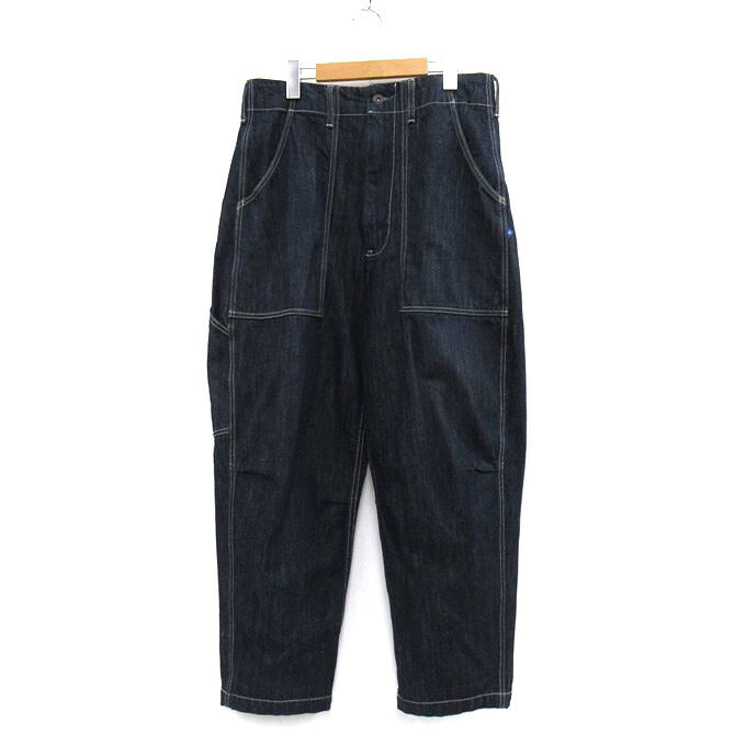 Liberaiders Baker Denim Sarrouel Pants Blue Size M