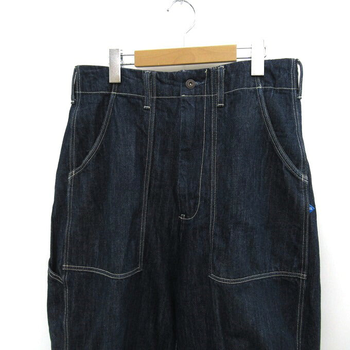 Liberaiders Baker Denim Sarrouel Pants Blue Size M